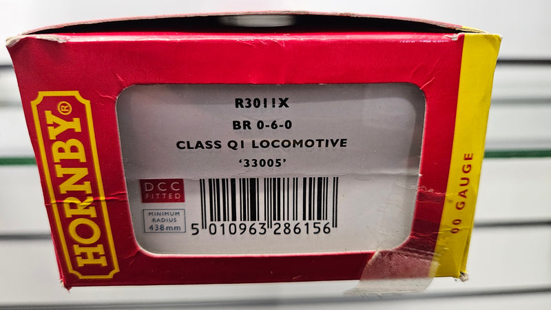 Hornby R3011X Class Q1 33005 Locomotive, Boxed, Excellent Runner, DCC Fitted