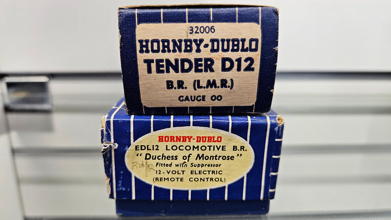 Hornby Dublo EDL12 BR Duchess of Montrose 46232 & 32006 Tender D12 BR, Boxed, Good Runner, 3rd Rail