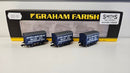 Graham Farish N 377-440 Set of 3 12T Southern Ventilated Vans Express Dairy Company, Boxed
