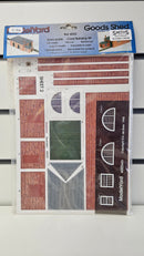 Modelyard OO 4002 Card Goods Shed, Boxed