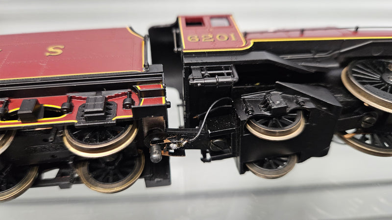 Hornby 6201 Princess Elizabeth LMS, Unboxed, Works but hesitant Also Loose Wire