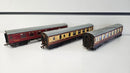 Hornby Dublo 3 x MK1 Coaches, Metal Wheels, Spares