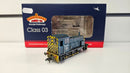 Bachmann 31-363 Class 03 162 Diesel Shunter BR Blue Weathered, Boxed, DCC Fitted, Good Runner (Service)
