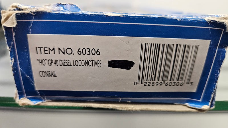 Bachmann 60306 HO GP40 Diesel 1991 Conrail, Part-boxed, Excellent Runner, Not DCC