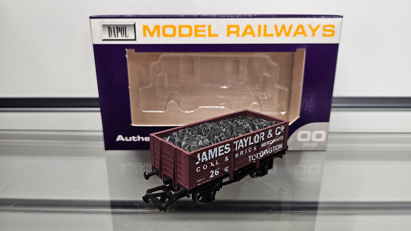 Dapol OO James Taylor & Co. No.26 Plank Wagon, Boxed