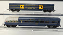 Tri-ang RS34 Transcontinental TR Blue Diesel & 5 Coach Bundle, Unboxed, Good Runner