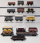 15 x OO Gauge Wagon Bundle, Unboxed, Old Style Couplings
