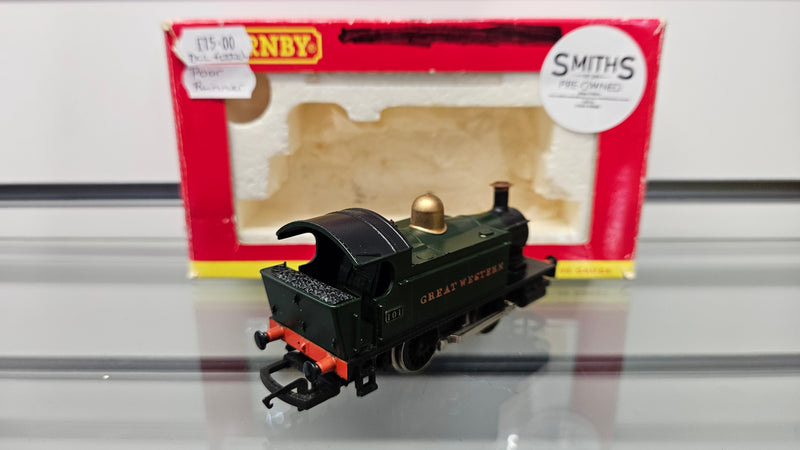 Hornby R2304 GWR 101 Tank Locomotive, Boxed, Poor Runner, DCC Fitted