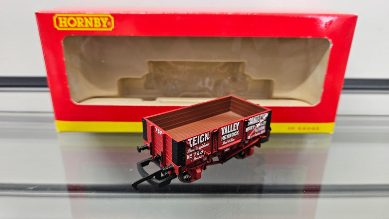 Hornby R6168C 4 Plank Wagon Teign Valley Granite No.738, Boxed