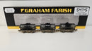 Graham Farish N 373-666 Set of 14T Tank Wagons Esso Weathered, Boxed