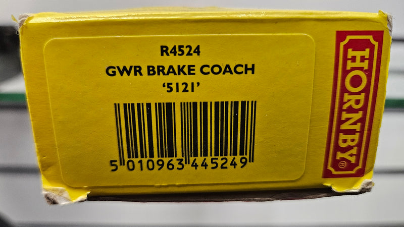 Hornby R4524 GWR Brake Coach 5121, Boxed