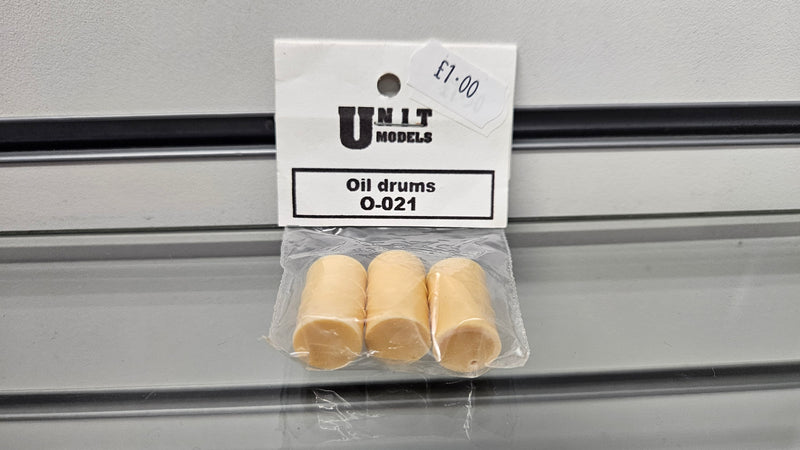 Unit Models O 021 Oil Drums, Boxed