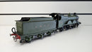 Kit Built LNER Atlantic 4-4-2 1447 LNER Locomotive & Tender, Unboxed, Works But Reverse Issues