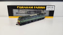 Graham Farish N 371-825A Class 47 Diesel D1745 BR Two Tone Green, Boxed, Good Runner