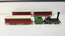 Bachmann HO Peagasus Steam Locomotive With 3 Coaches, Unboxed, Good Runner