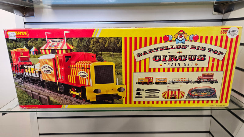 Hornby R1107 Bartellos Big Top Circus Train Set, Boxed, Complete, Good Runner Noisy Backwards