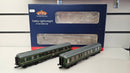 Bachmann 32-515A Derby Lightweight Two Car DMU BR Green With Yellow Panels, Boxed, Good Runner