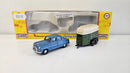 Classix OO EM76518 Horsebox Twin Axle Green & Cream Towed By Ford Zodiac, Boxed
