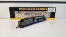 Graham Farish N 372-479 Jubilee Class 45596 Bahamas BR Lined Green Late Crest, Boxed, DCC Fitted, Good Runner