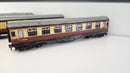 Hornby Dublo 3 x MK1 Coaches, Metal Wheels, Spares