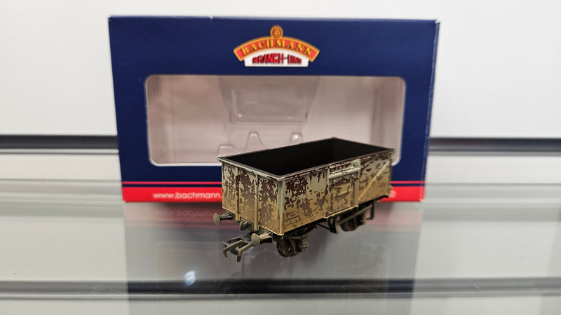 Bachmann 37-225H 16T Steel Mineral Wagon BR Grey Weathered, Boxed