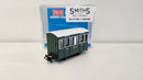 Peco 009 GR-505 Talyllyn Railway GVT 4 Wheel Coach With Buffers, Boxed