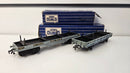 Hornby Dublo 2 x Flat Bed/ Bolster Wagon Bundle 32051, Boxed