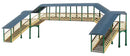 Ratio N 248 Modular Covered Footbridge
