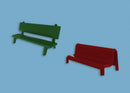 Model Scene N 12 Platform Seats - 5180