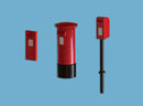 Model Scene N Post Boxes - 5191