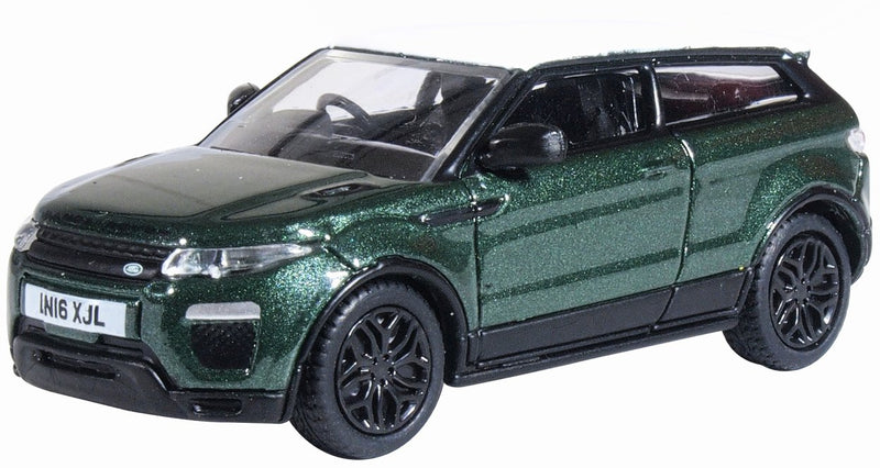 Oxford Diecast OO Range Rover Evoque Coupe 2016 Green  - 76RRE003