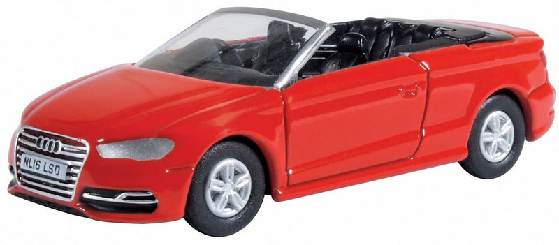 Oxford Diecast OO Audi S3 Cabriolet Misano Red - 76S3003