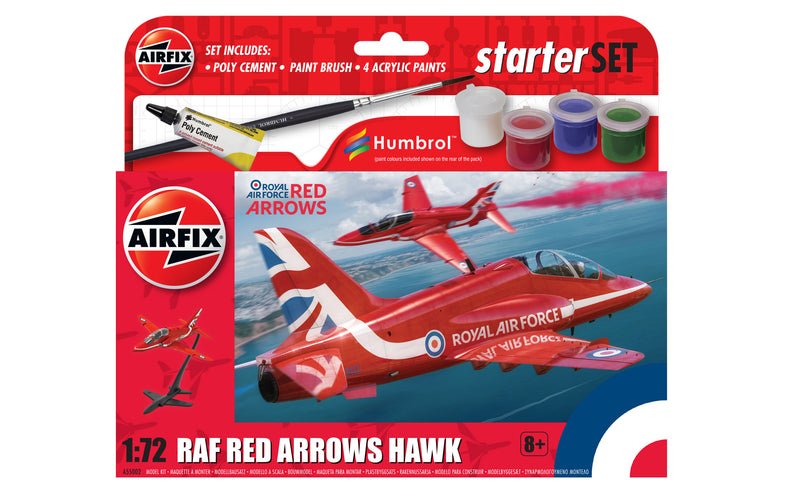 Airfix Red Arrows Hawk Beginners Set - AX55002