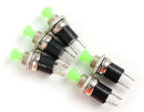 Gaugemaster A6 Mini Push Switch Green