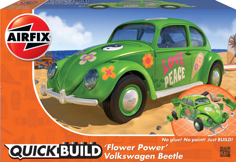 Airfix Quickbuild VW Beetle Flower Power - AXJ6031