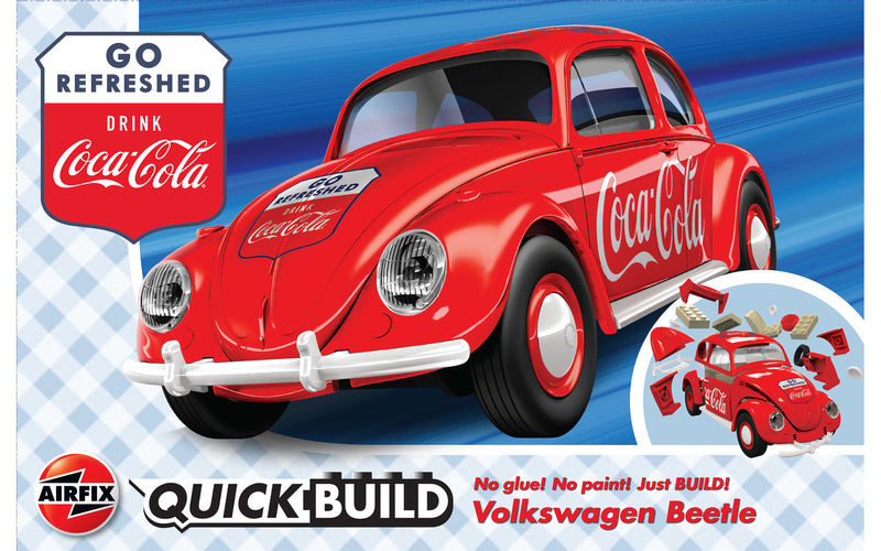 Airfix Quickbuild Coca-Cola VW Beetle - AXJ6048