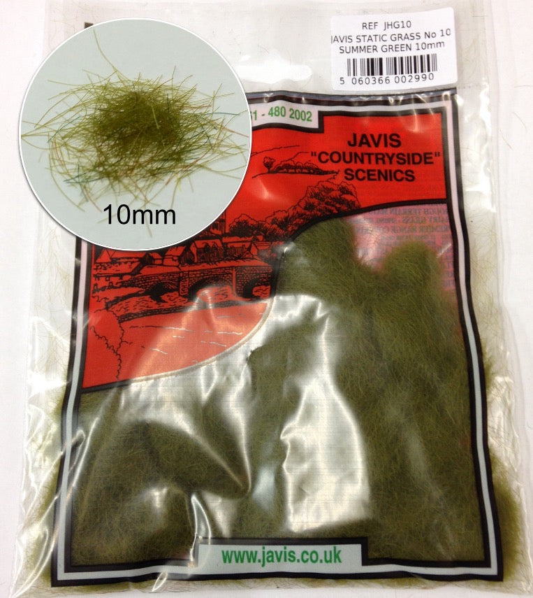 Javis Static Grass No.10 Summer Green 10mm - JHG10