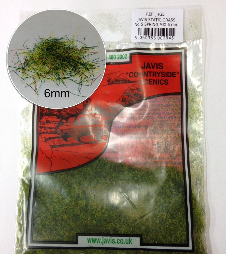 Javis Static Grass No.5 Spring Mix 6mm - JHG5