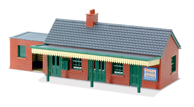 Peco OO LK-12 Country Station Building Brick Type