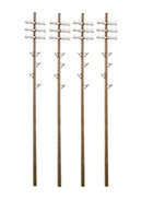 Peco O LK-747 Telegraph Poles