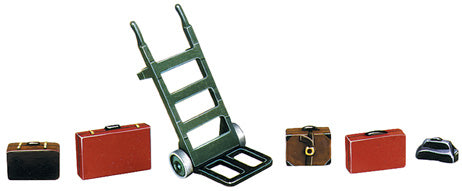 Peco O LK-752 Porters Trolley & Luggage