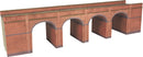 Metcalfe Red Brick Double Track Brick Viaduct Kit