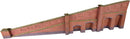 Metcalfe Red Brick Style Tapered Retaining Wall