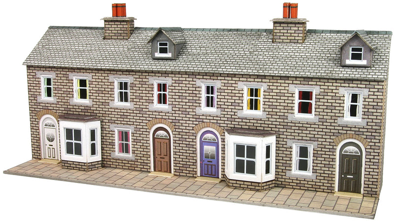 Metcalfe Low Relief Stone Terraced House Fronts