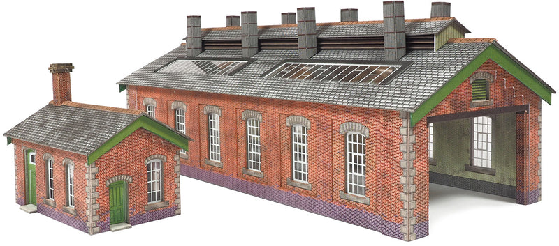 Metcalfe Red Brick Double Track Engine Shed