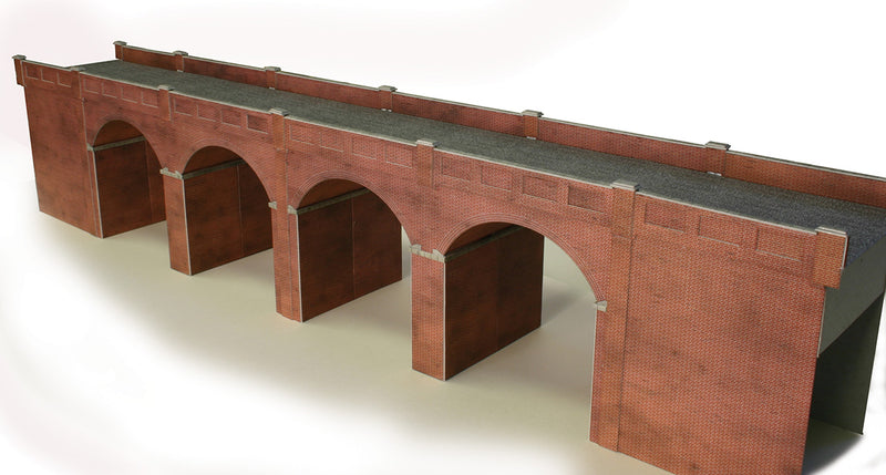 Metcalfe Red Brick Double Track Brick Viaduct Kit