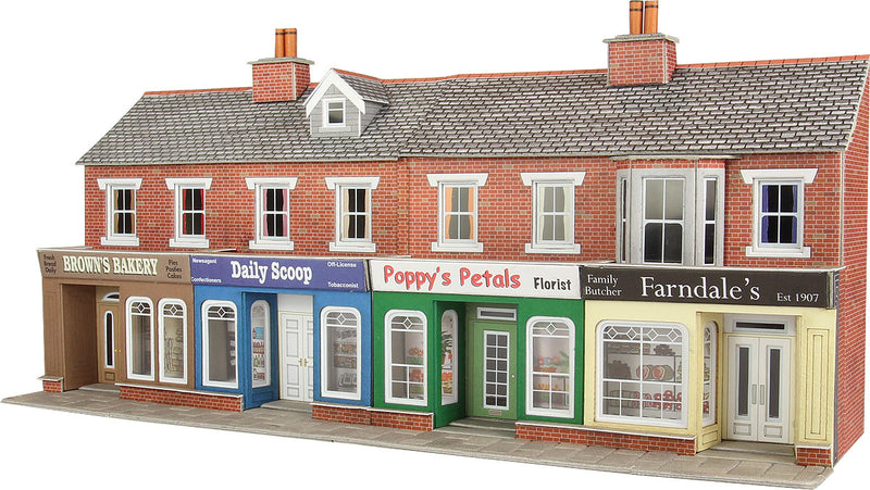 Metcalfe Red Brick Terraced Shop Fronts