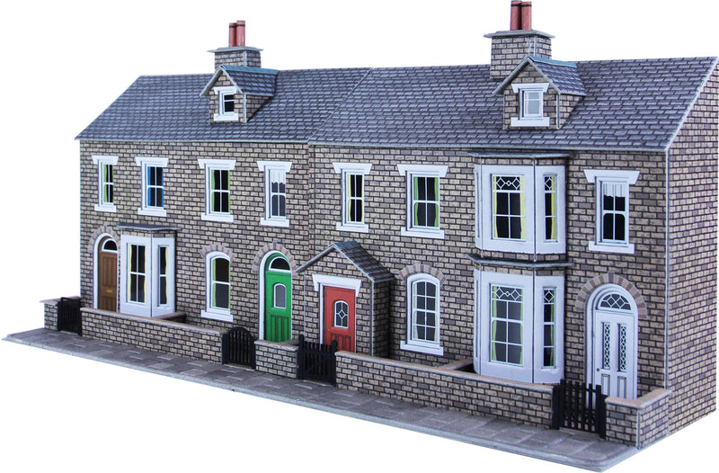 Metcalfe Low Relief Stone Terraced House Fronts