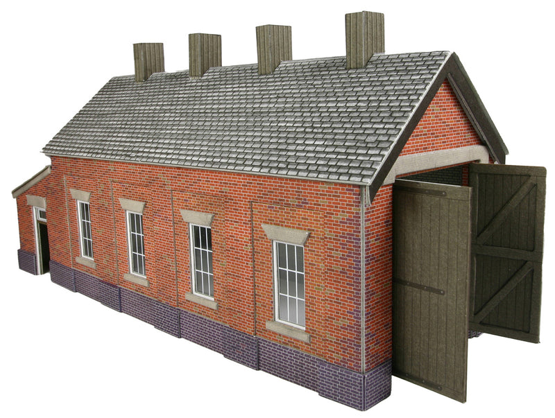 Metcalfe Red Brick Single Track Engine Shed