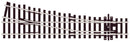 Peco OO SL-91 Small Radius R/H Insulfrog Turnout